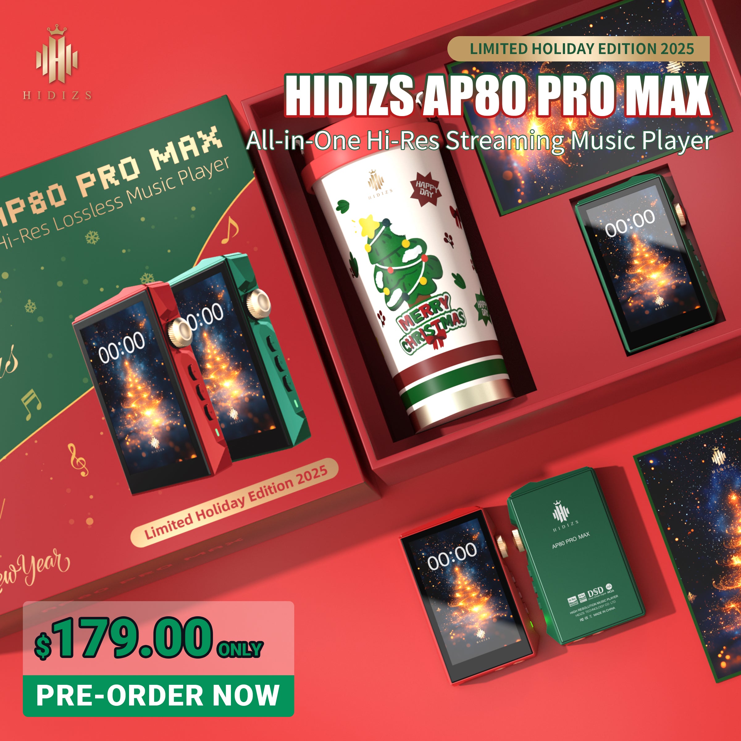 AP80 PRO MAX Holiday Edition + Leather Case Bundle