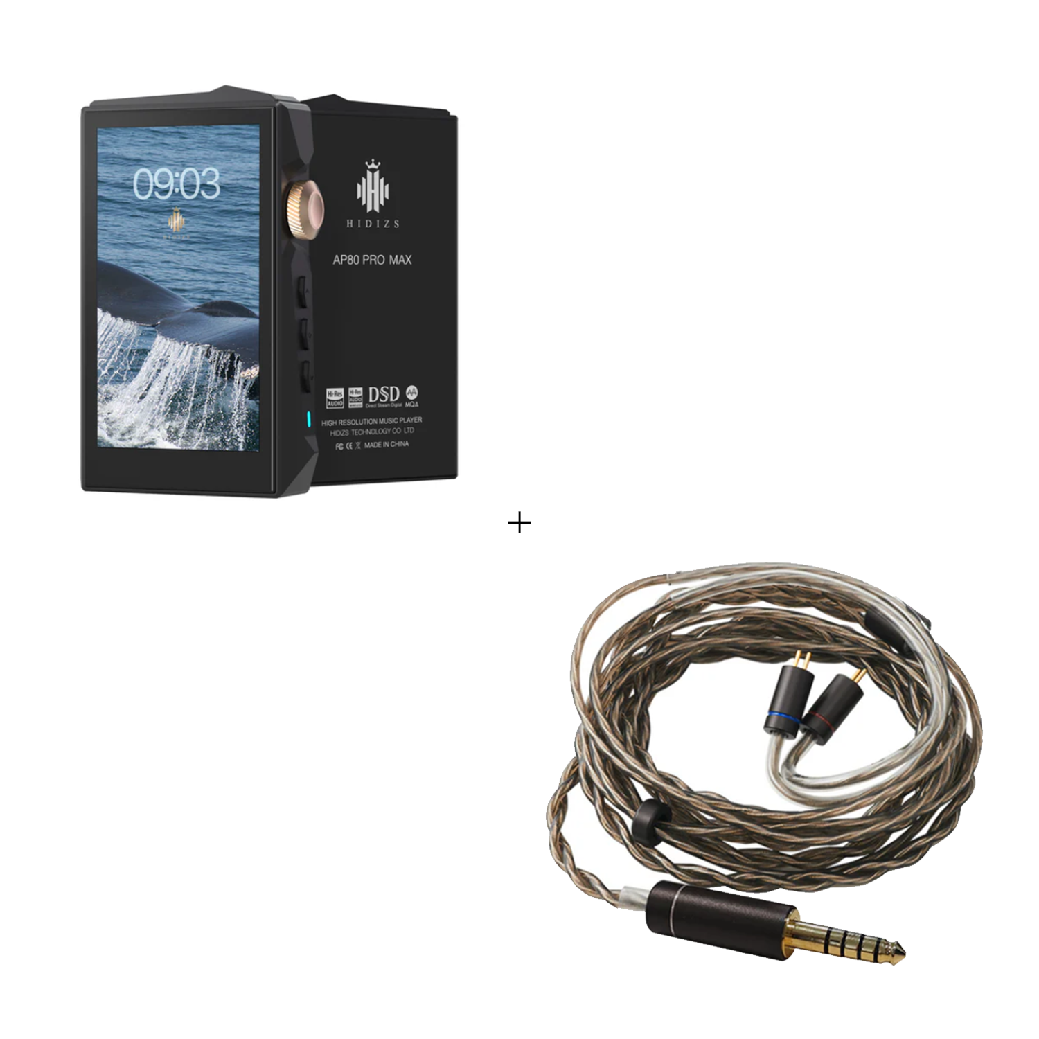 AP80 PRO MAX + MP143 Salt 3.5mm/4.4mm Upgrade Cable Bundle