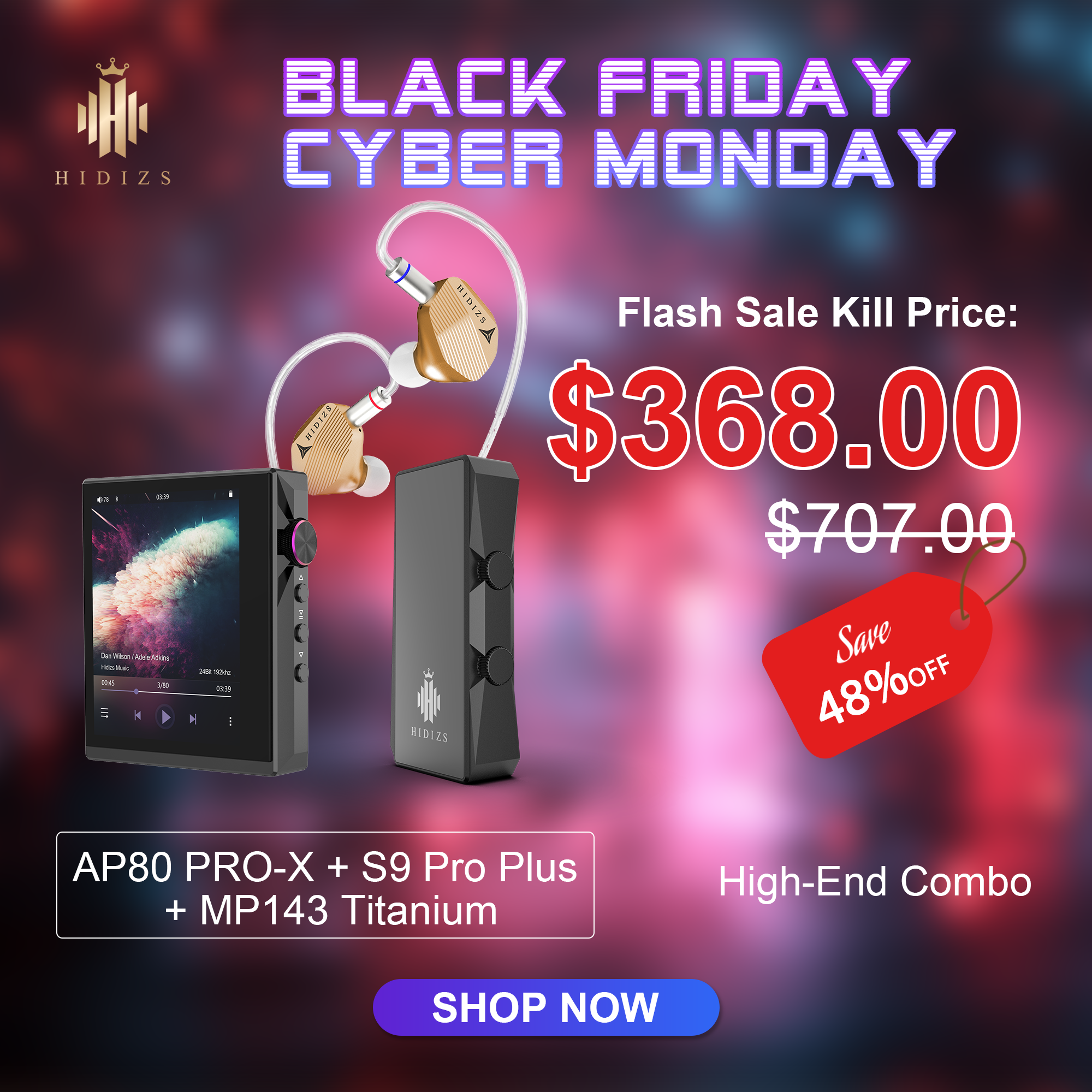 AP80 PRO-X + S9 Pro Plus + MP143 Titanium Bundle