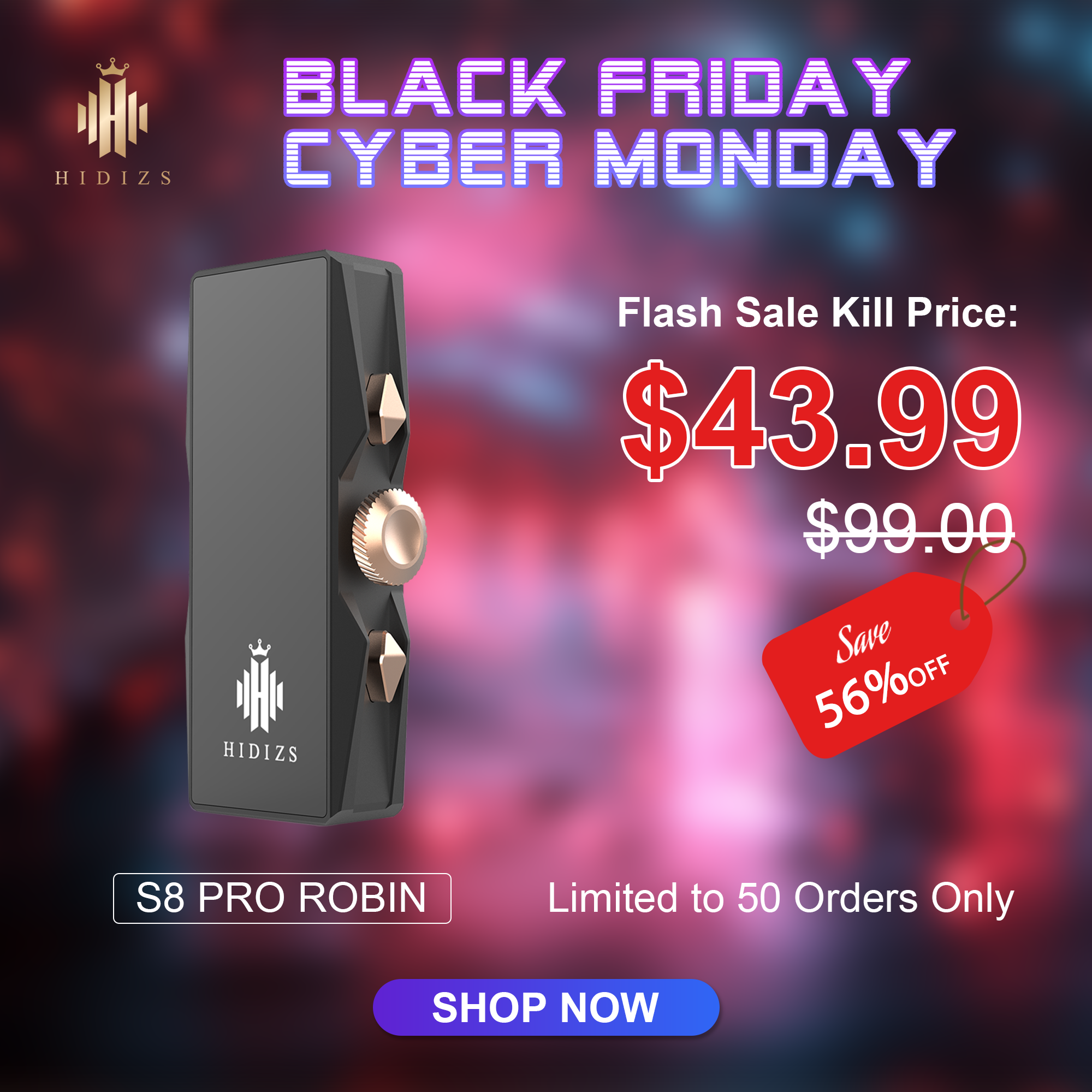 HIDIZS S8 Pro Robin HiFi Balanced Dongle DAC