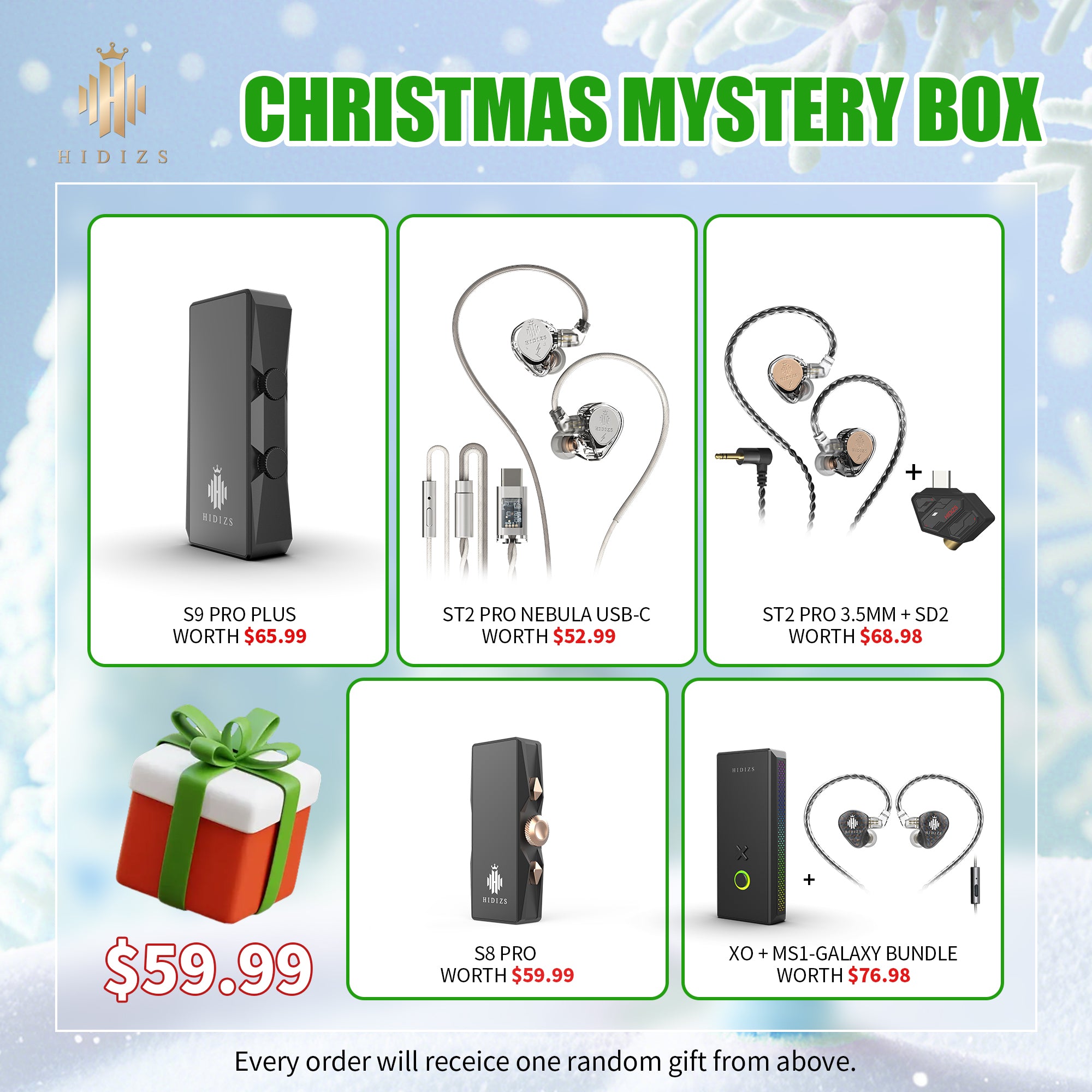 HIDIZS Christmas Mystery Box-1 2025