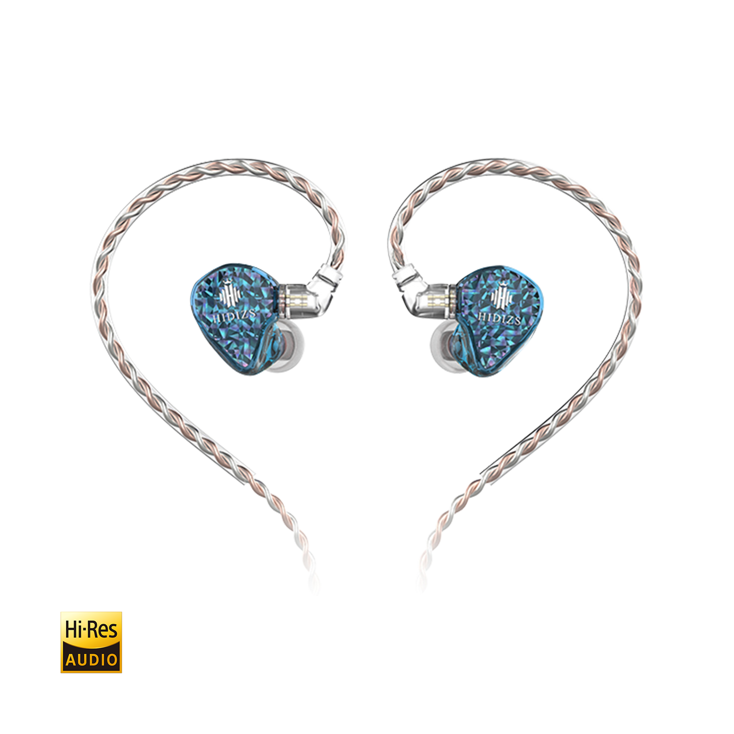 HIDIZS Mermaid MS2 Hybrid Dual Drivers HiFi Earphones