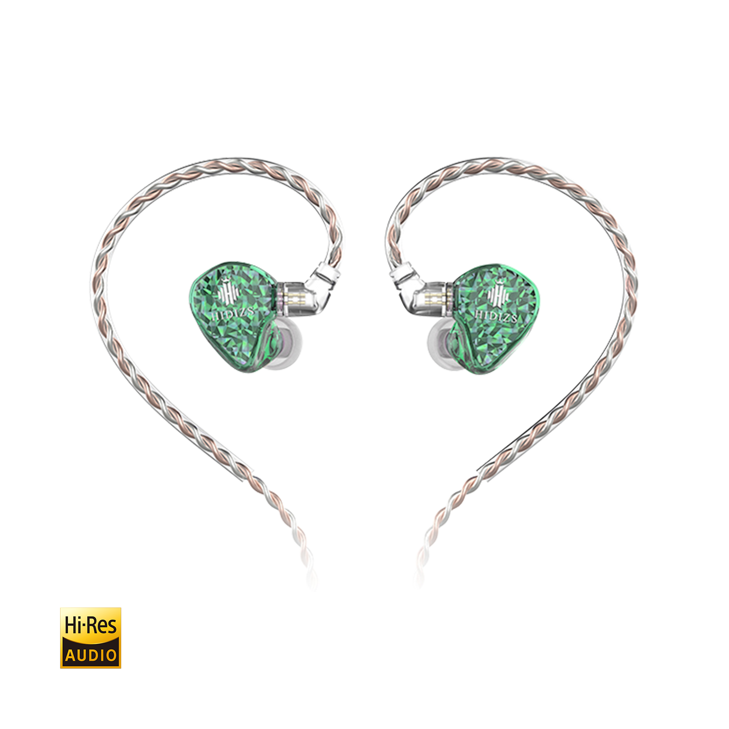 HIDIZS Mermaid MS2 Hybrid Dual Drivers HiFi Earphones