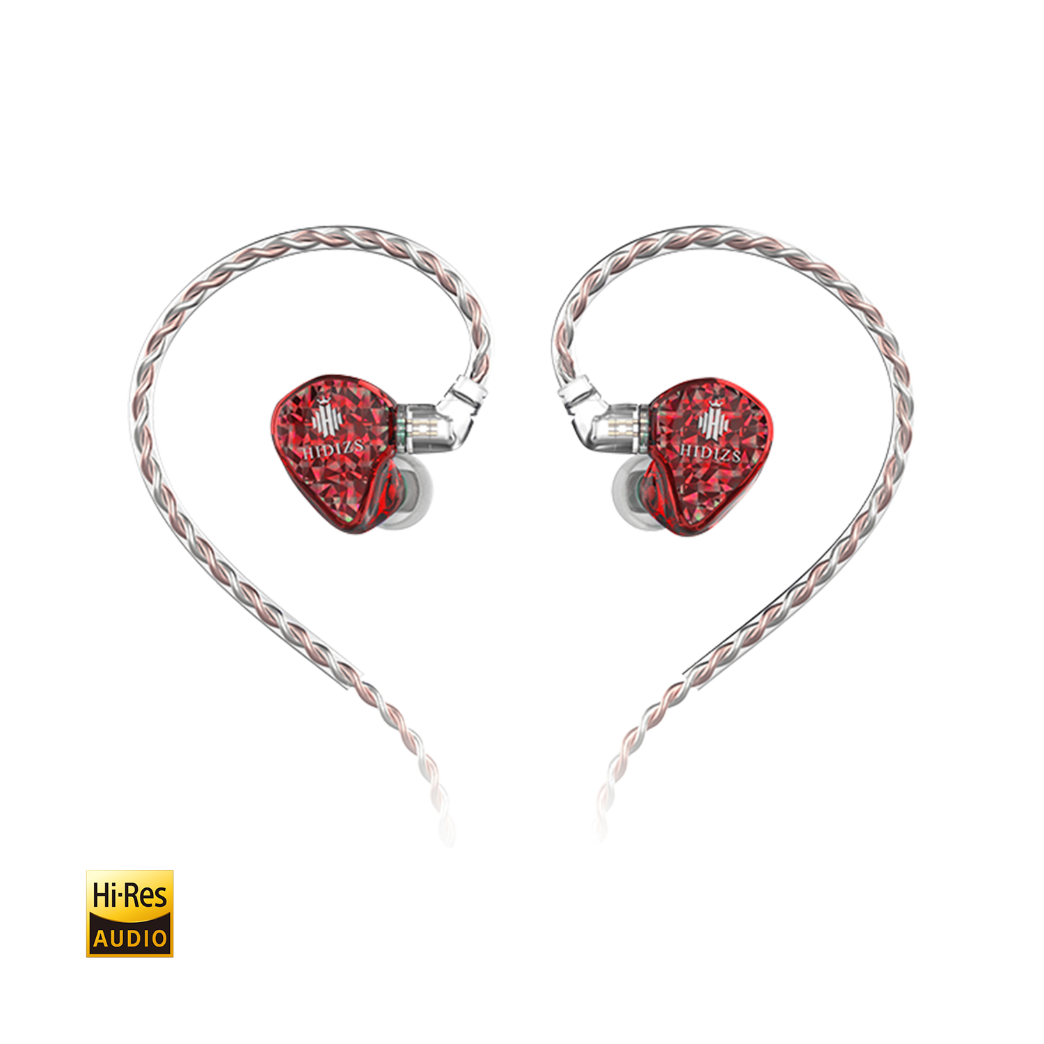 HIDIZS Mermaid MS2 Hybrid Dual Drivers HiFi Earphones