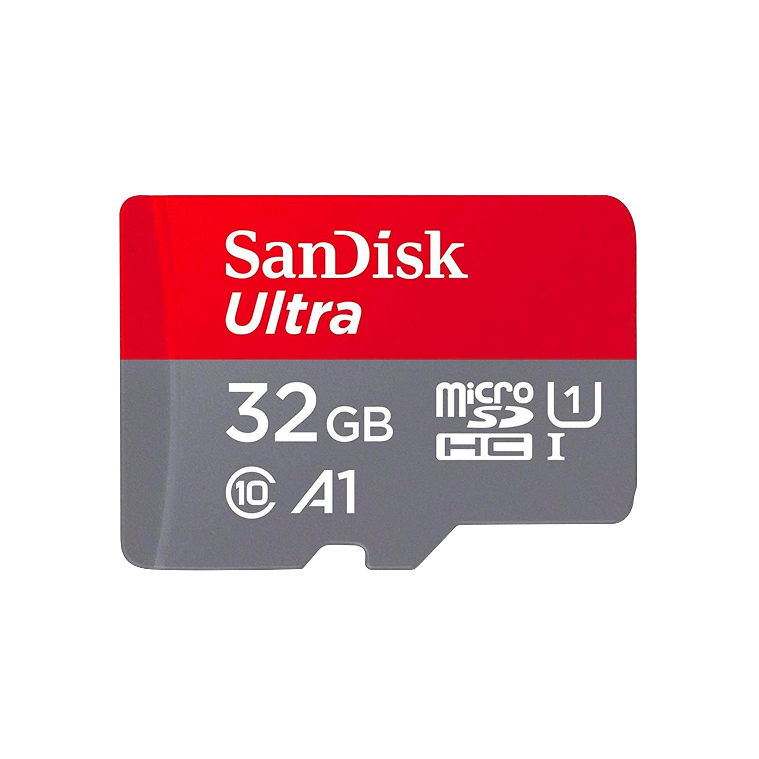 SanDisk 32GB Ultra microSDHC UHS-I Memory Card with Adapter - 98MB/s, C10, U1, Full HD, A1, Micro SD Card - SDSQUAR-032G-GN6MA