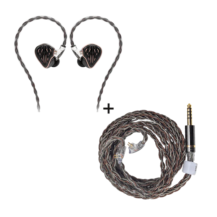 HIDIZS MS5 4BA 1DD Hybrid 5 Units HiFi In-Ear Monitors Earphones