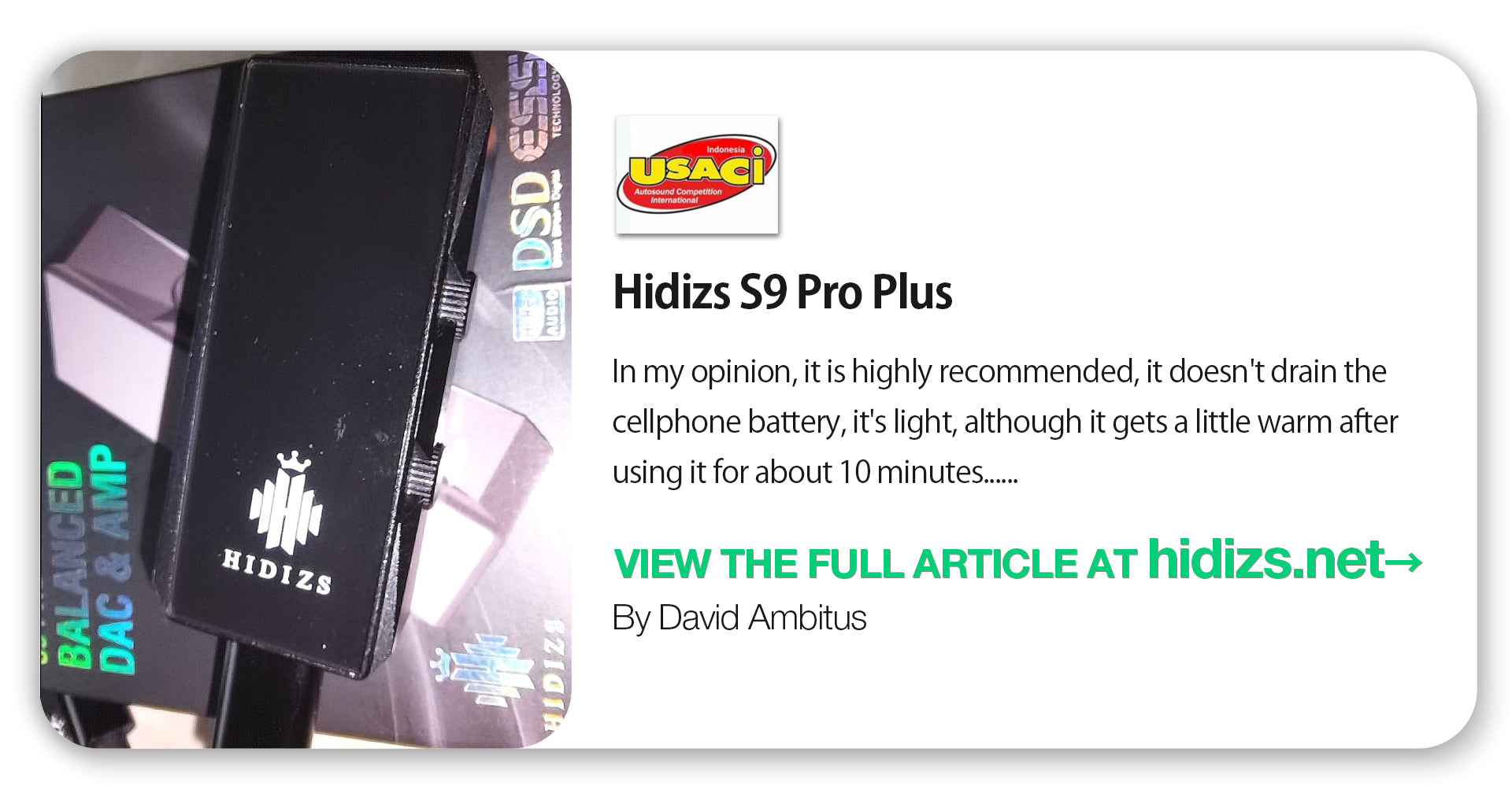 Hidizs S9 Pro Plus Martha Review - David Ambitus