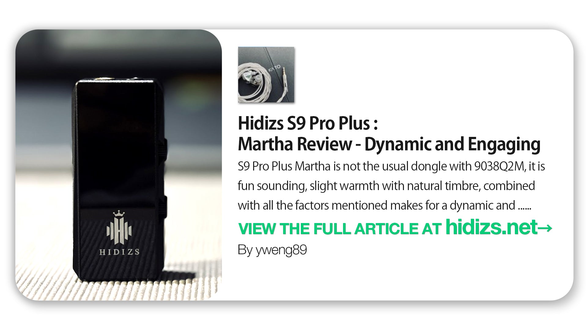Hidizs S9 Pro Plus Martha Review - yweng89