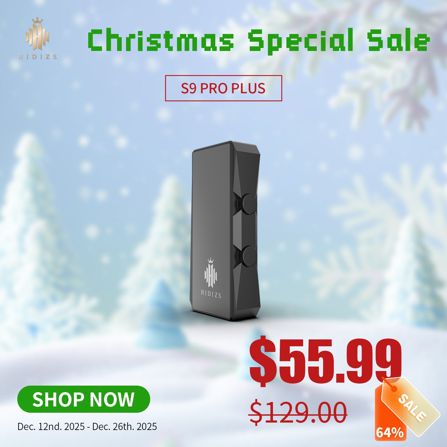 HIDIZS S9 Pro Plus Martha HiFi Balanced Dongle DAC