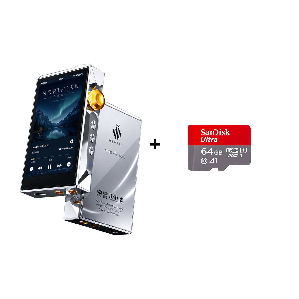 HIDIZS AP80 PRO MAX Titanium Edition All-in-One Hi-Res Streaming Music Player