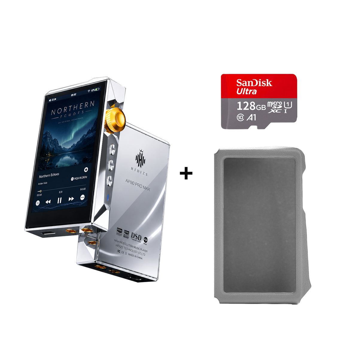HIDIZS AP80 PRO MAX Titanium Edition All-in-One Hi-Res Streaming Music Player
