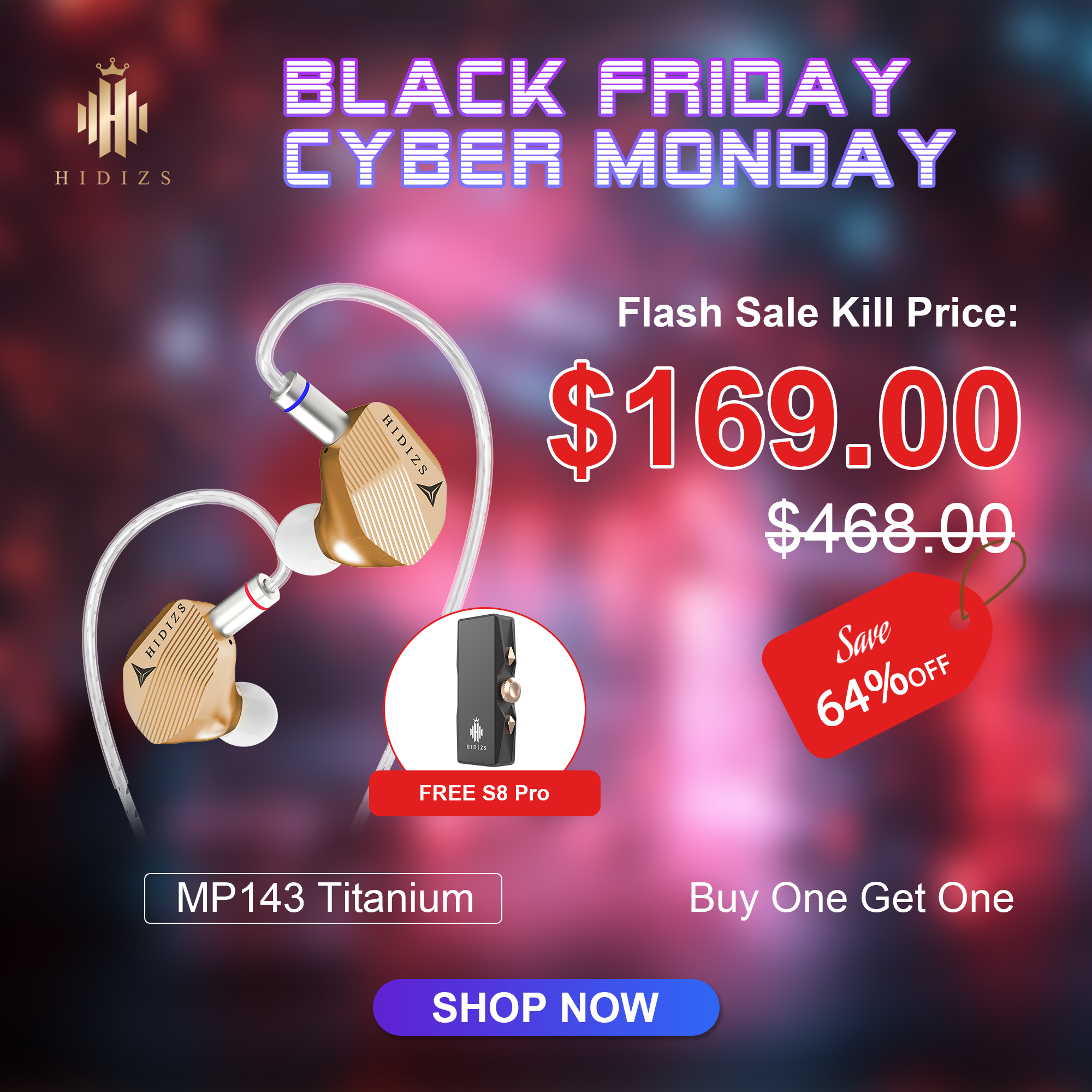 MP143 Titanium + S8 Pro Robin Bundle