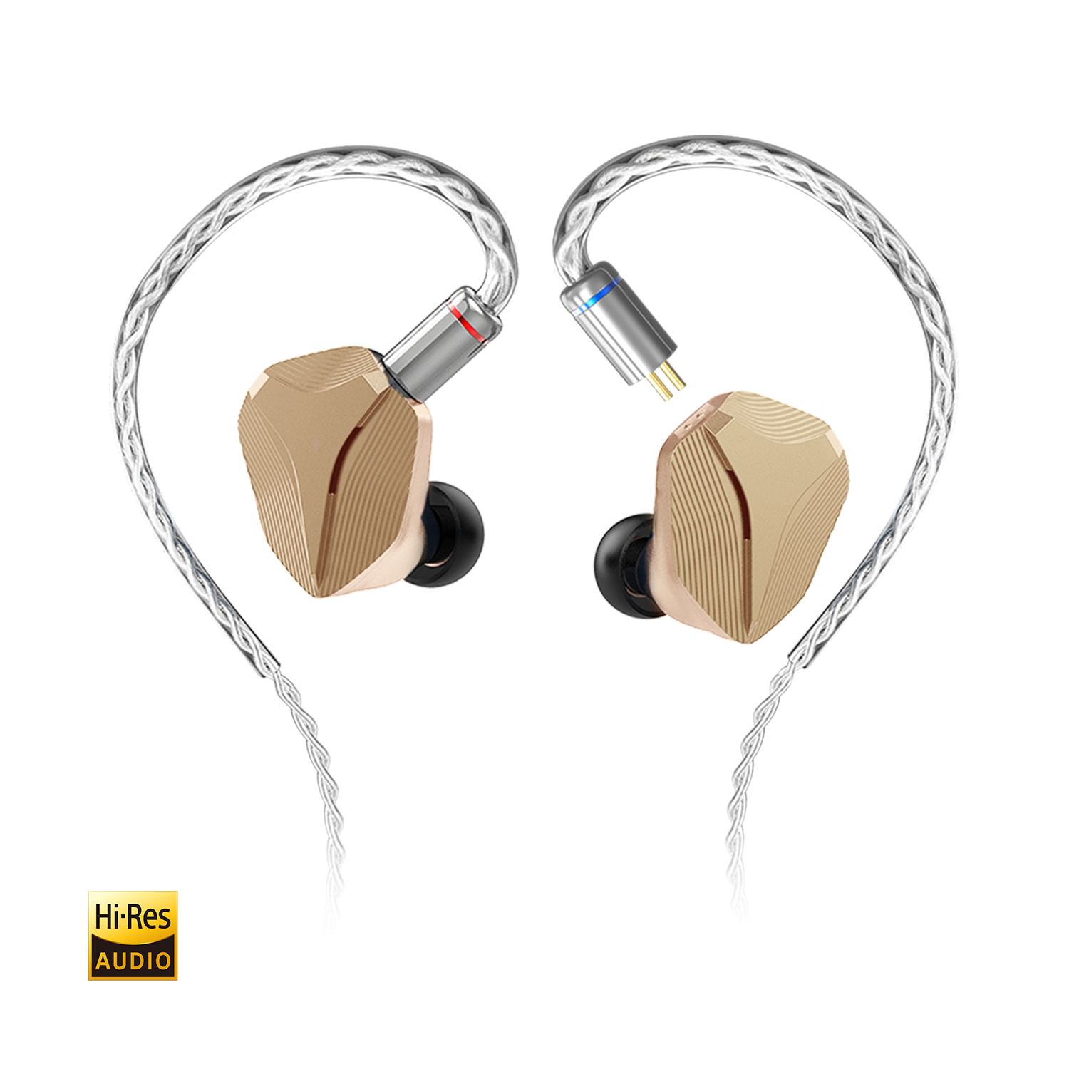 Hidizs MP145 Ultra-large Planar Magnetic HiFi In-ear Monitors Limited Golden Titanium Edition