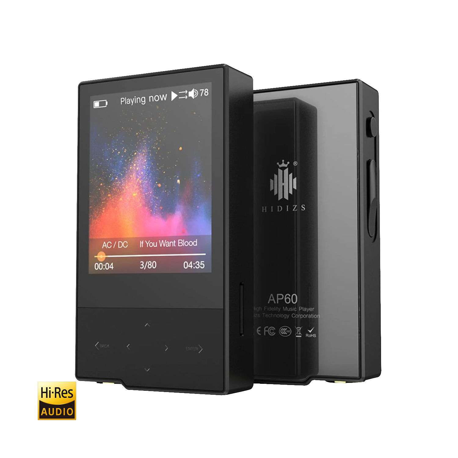 Hidizs AP60 II Portable Hi-Res Music Player