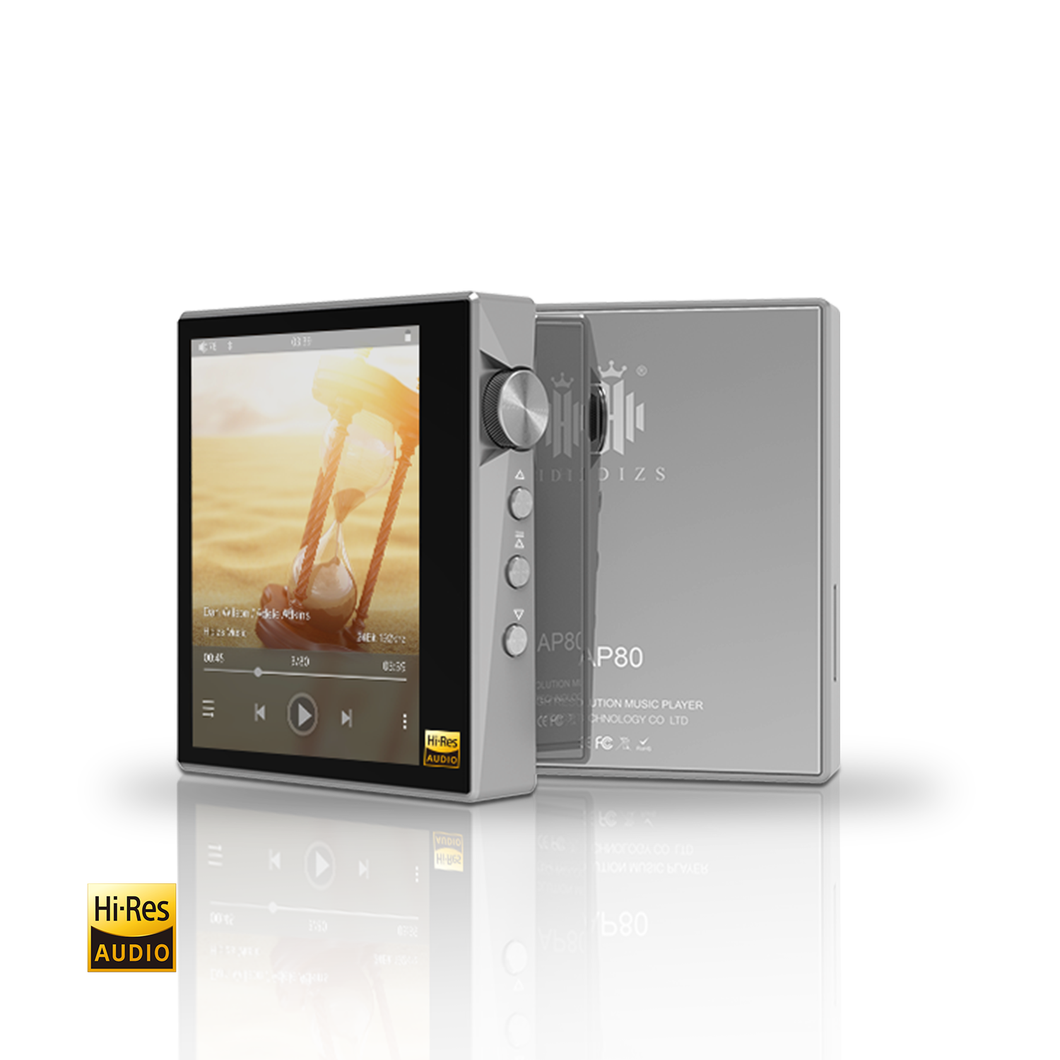 Hidizs AP80 Stainless Steel Portable Hi-Res Music Player