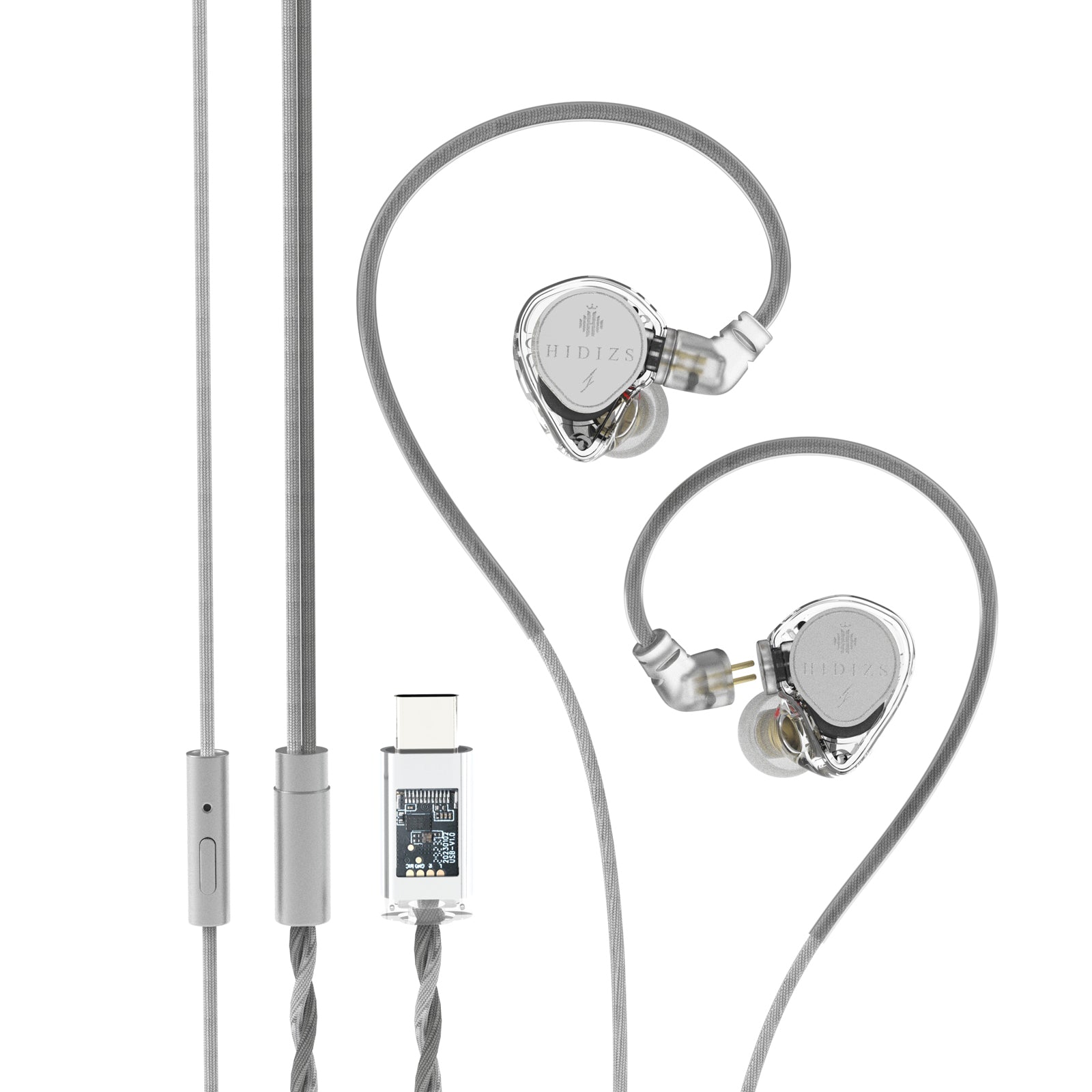 HIDIZS ST2 PRO Nebula 2-in-1 High-Performance DAC & USB-C HiFi Digital In-ear Earphones